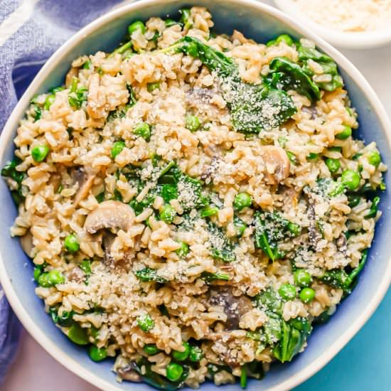 One pot brown rice and veggies