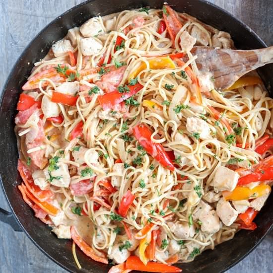 Banza Cajun Chicken Pasta