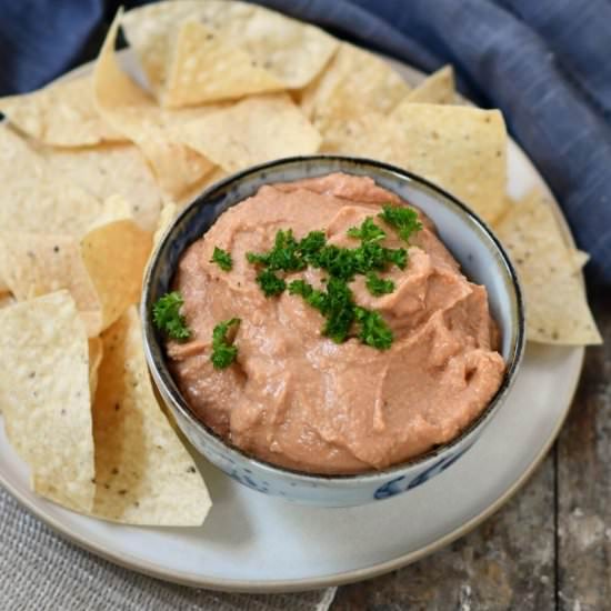 Tangy red lentil dip