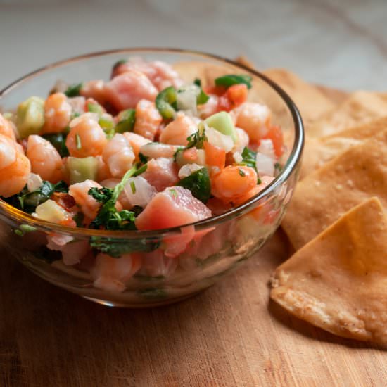 WW Zero Point Shrimp Ceviche
