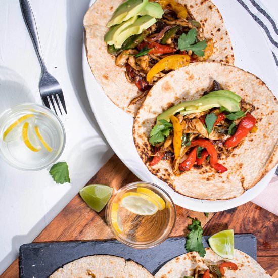 Vegan Fajitas in under 10 minutes