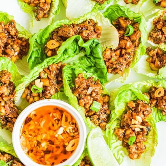 Chicken Lettuce Cups