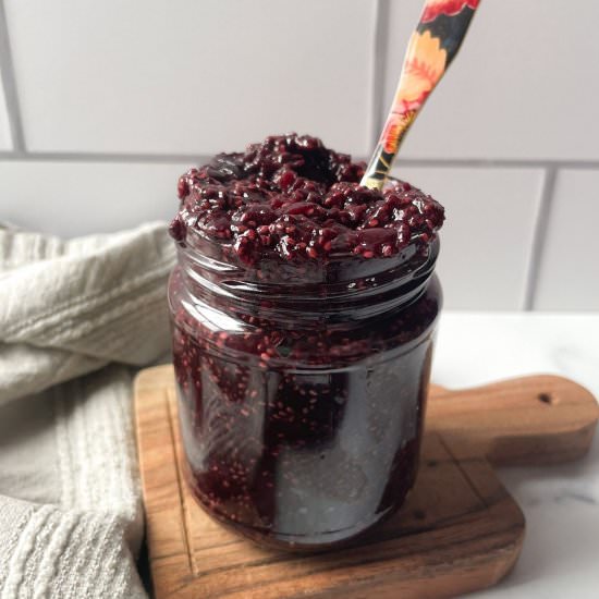Healthy Cherry Chia Jam