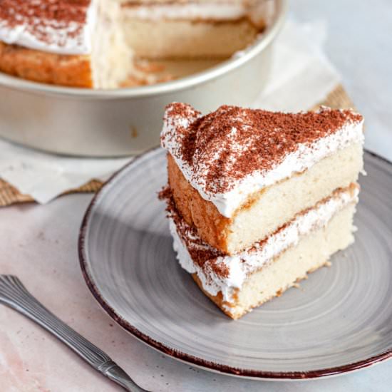 Vegan Tiramisu Layer Cake