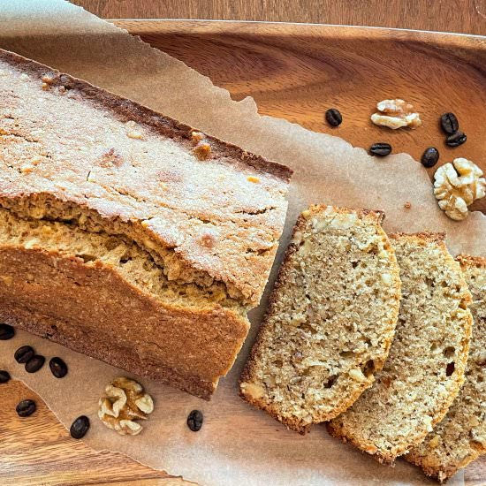 Coffee and Walnut Loaf Cake