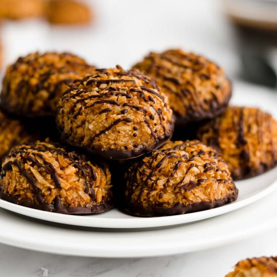 Healthy Homemade “Samoa” Cookies