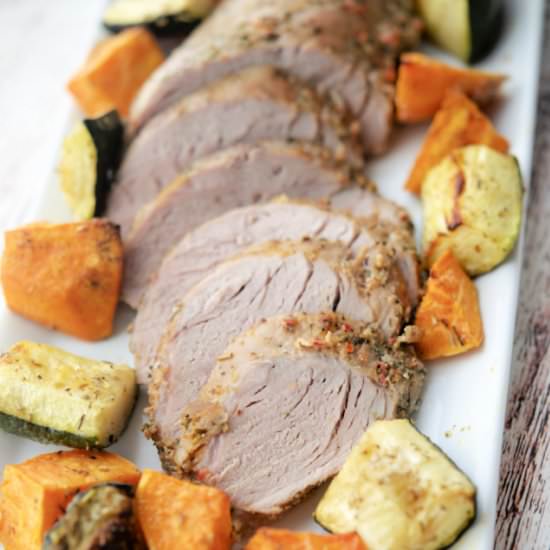 Sheet Pan Italian Pork Loin