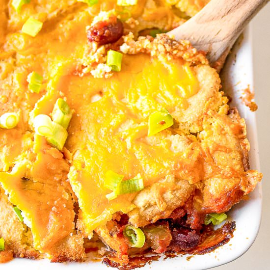 Chili Cornbread Casserole