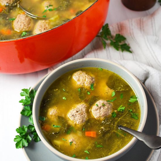 Easy Paleo Meatball Soup