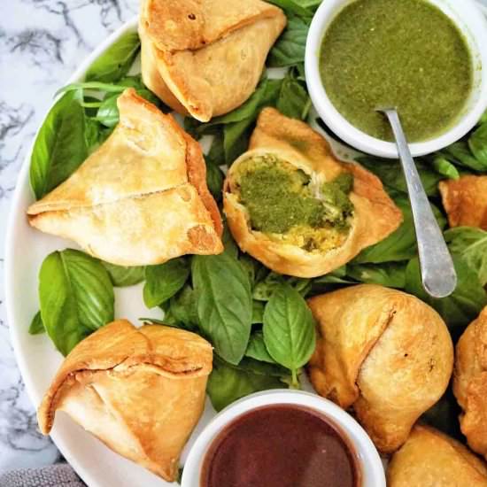 Air Fryer Frozen Samosa