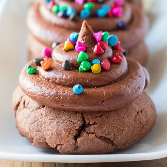 Cosmic Brownie Cookies
