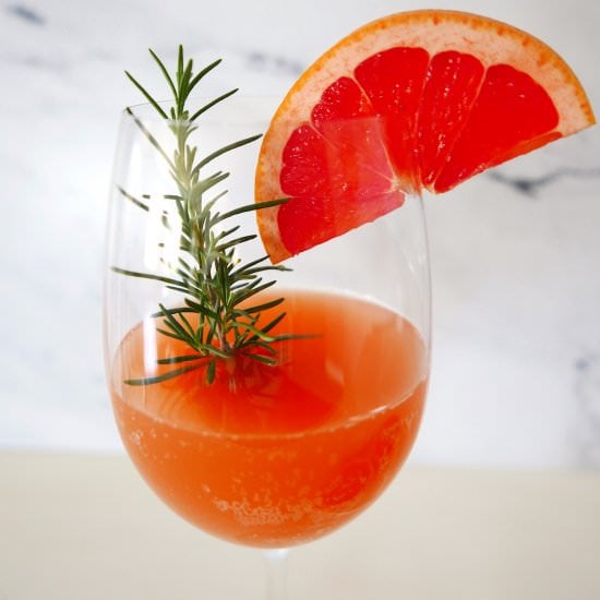 Pink Grapefruit Vodka Cocktail