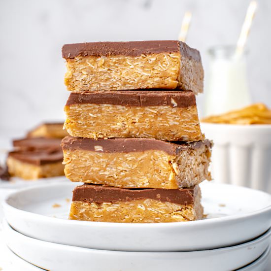 Chocolate Peanut Butter Oatmeal Bar