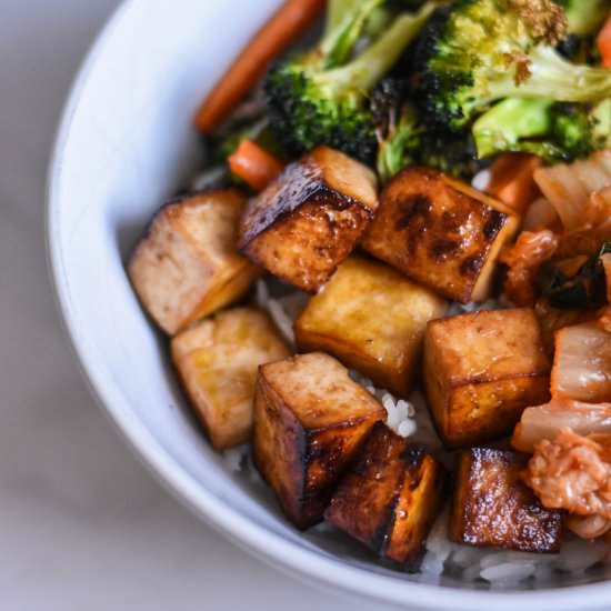 Crispy Marinated Tofu