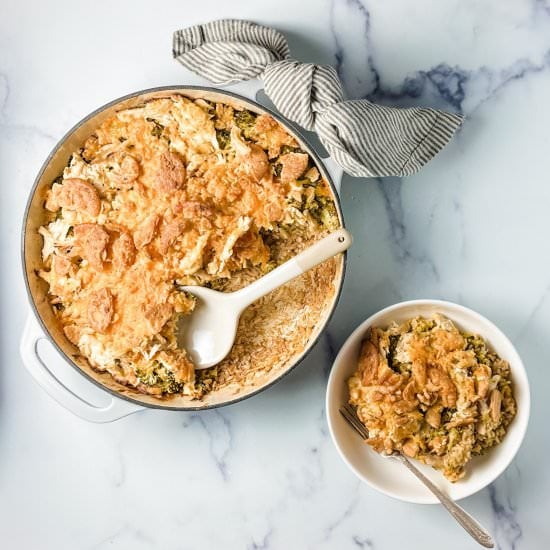 one pan ritz chicken and broccoli