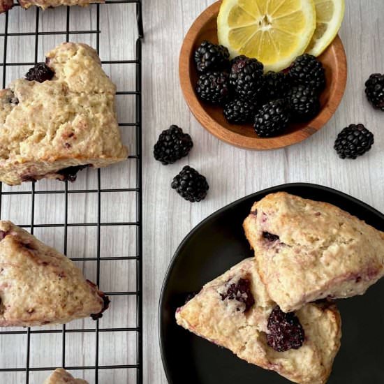 Vegan Blackberry Scones
