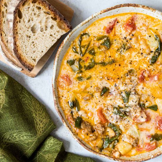 Creamy Tuscan White Bean Soup