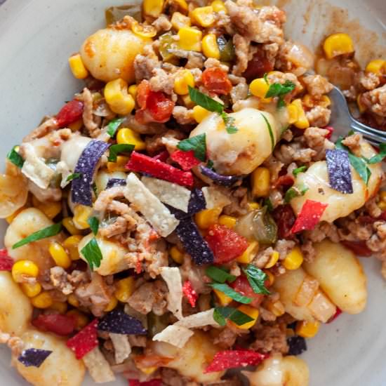 Taco Gnocchi Skillet