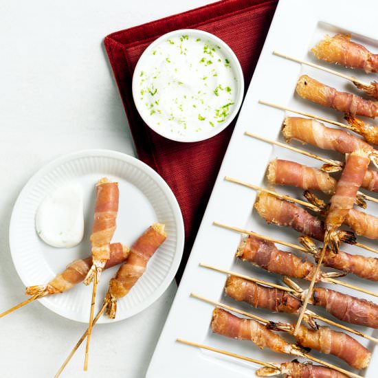 Sweet and Spicy Shrimp Skewers