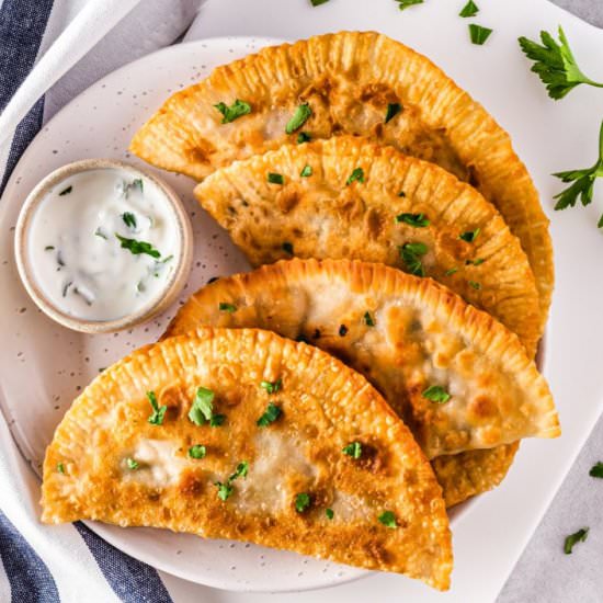 Chebureki with Meat Filling