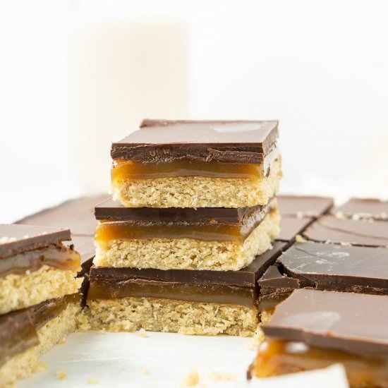 Vegan Caramel Slice