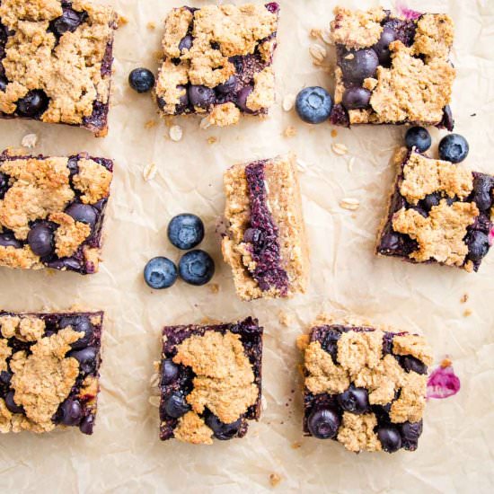 Blueberry Crumble Bars