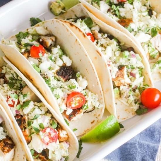 Blackened Chicken Tacos