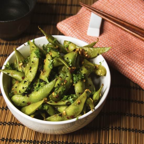 Vietnam style full flavour edamame