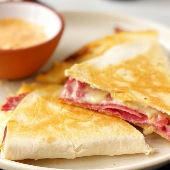 Corned Beef Reuben Quesadilla