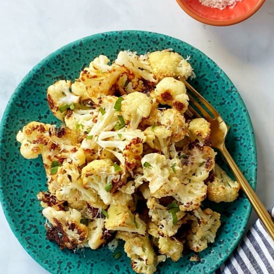 Garlic Parmesan Cauliflower Wings