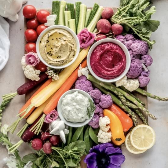 Spring Crudite Platter