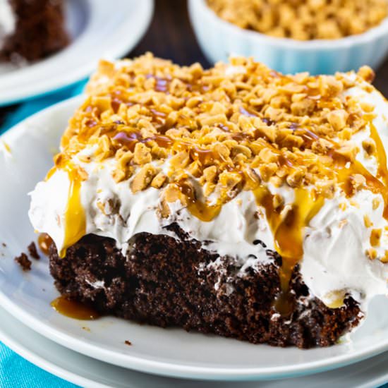 Toffee Poke Cake