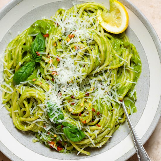 Spinach Green Pasta