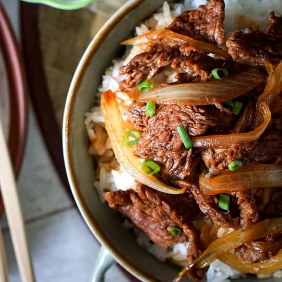 Beef Gyudon