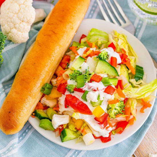 Chopped Veggie Side Salad