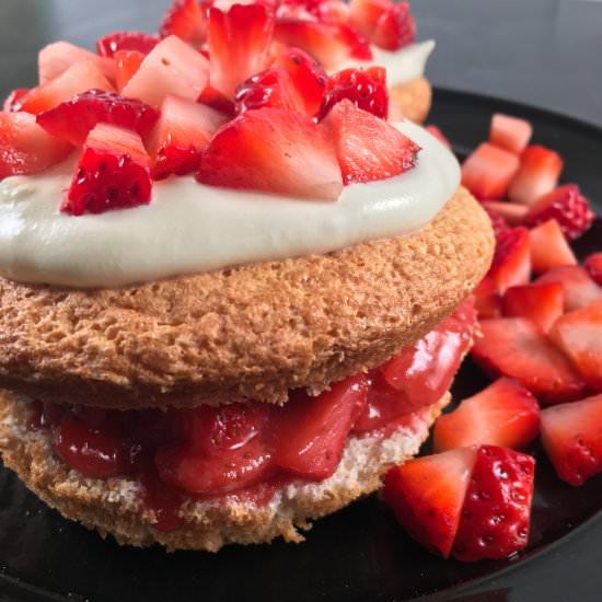 Sugar Free Strawberry Shortcake