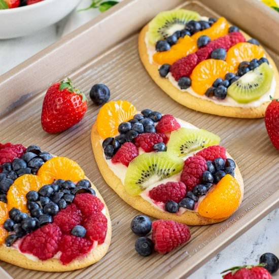 Fruit Pizza Cookies