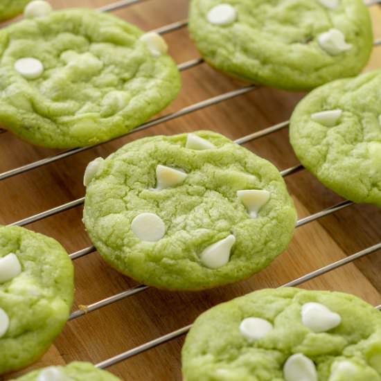 Pistachio Pudding Cookies