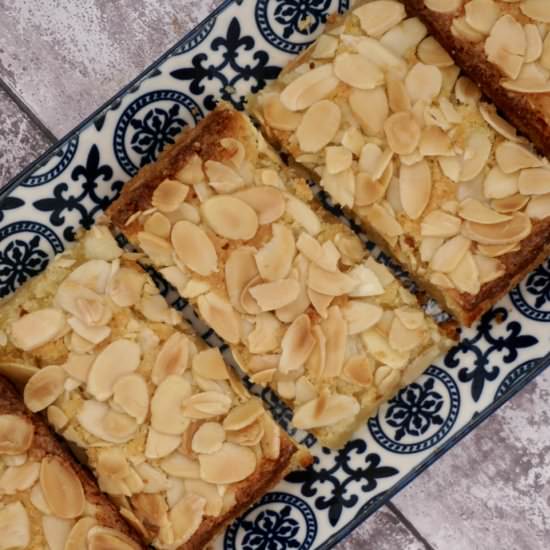 Almond slices (frangipane slices)