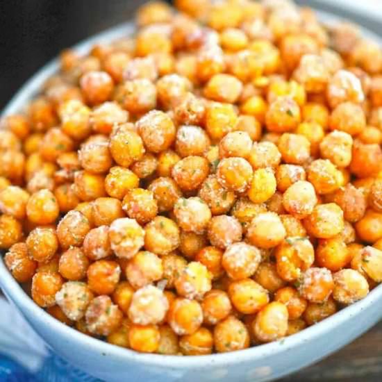 Air Fryer Ranch Chickpeas