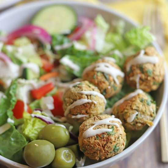 Air fryer falafel (or oven baked)