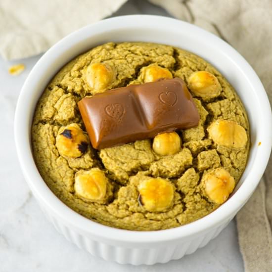 Nutella Blended Baked Oats