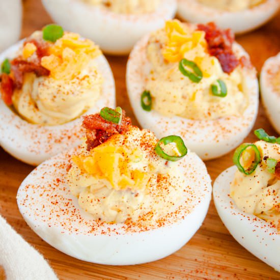 Loaded Deviled Eggs