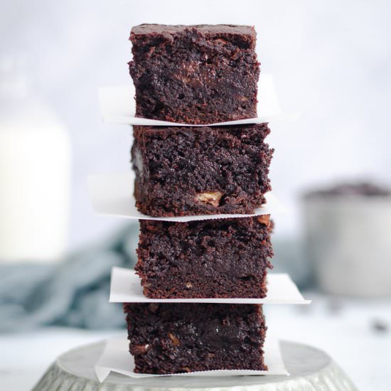 Chocolate Chip Banana Brownies