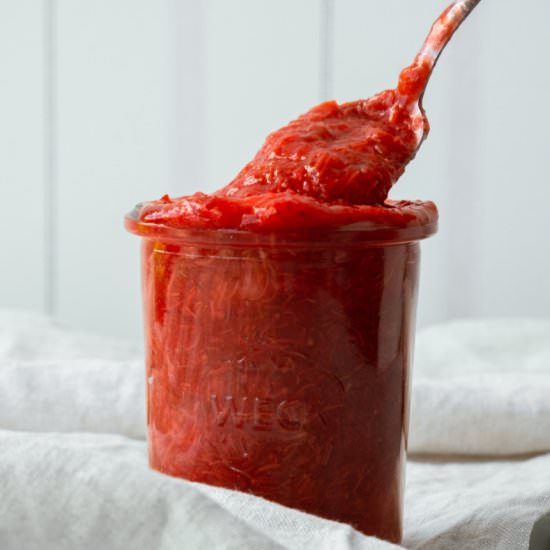 Rhubarb and Strawberry Compote