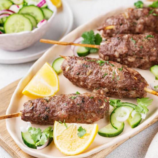 Juicy Lula Kebabs Baked in the Oven