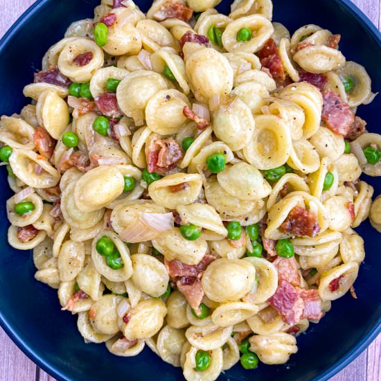 Ultimate Pasta With Bacon and Peas
