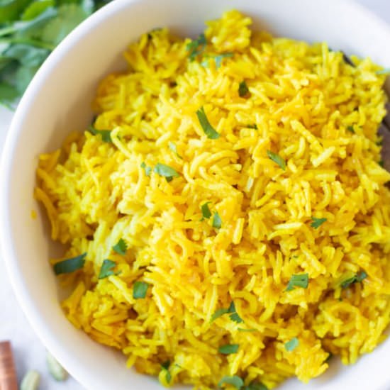 Turmeric Yellow Rice