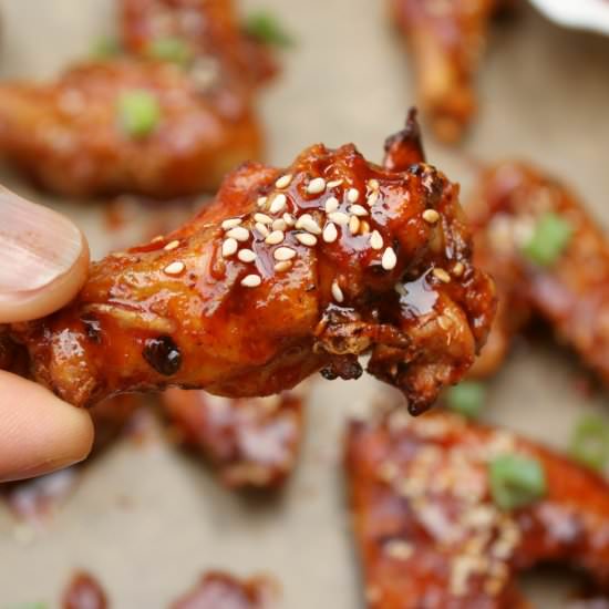 Baked Korean Chicken Wings