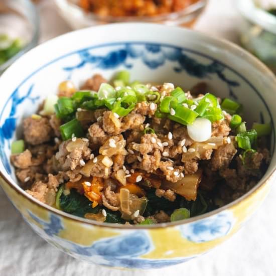 Korean Fusion Grits Bowl